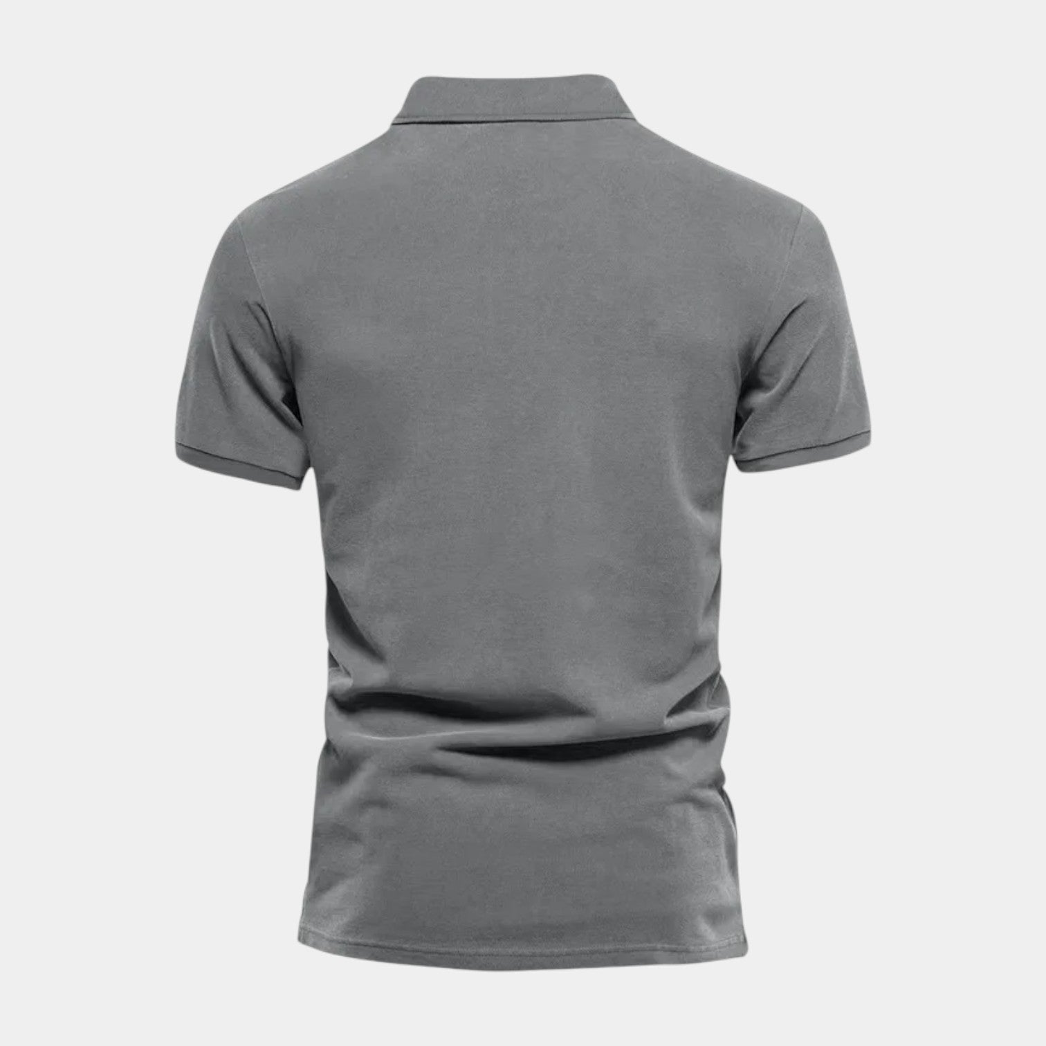 Short Sleeve Knit Polo Shirt Regular Fit for Men