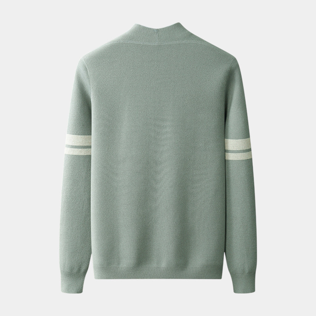 Open-Front Knit Cardigan Long Sleeve Regular Fit for Men
