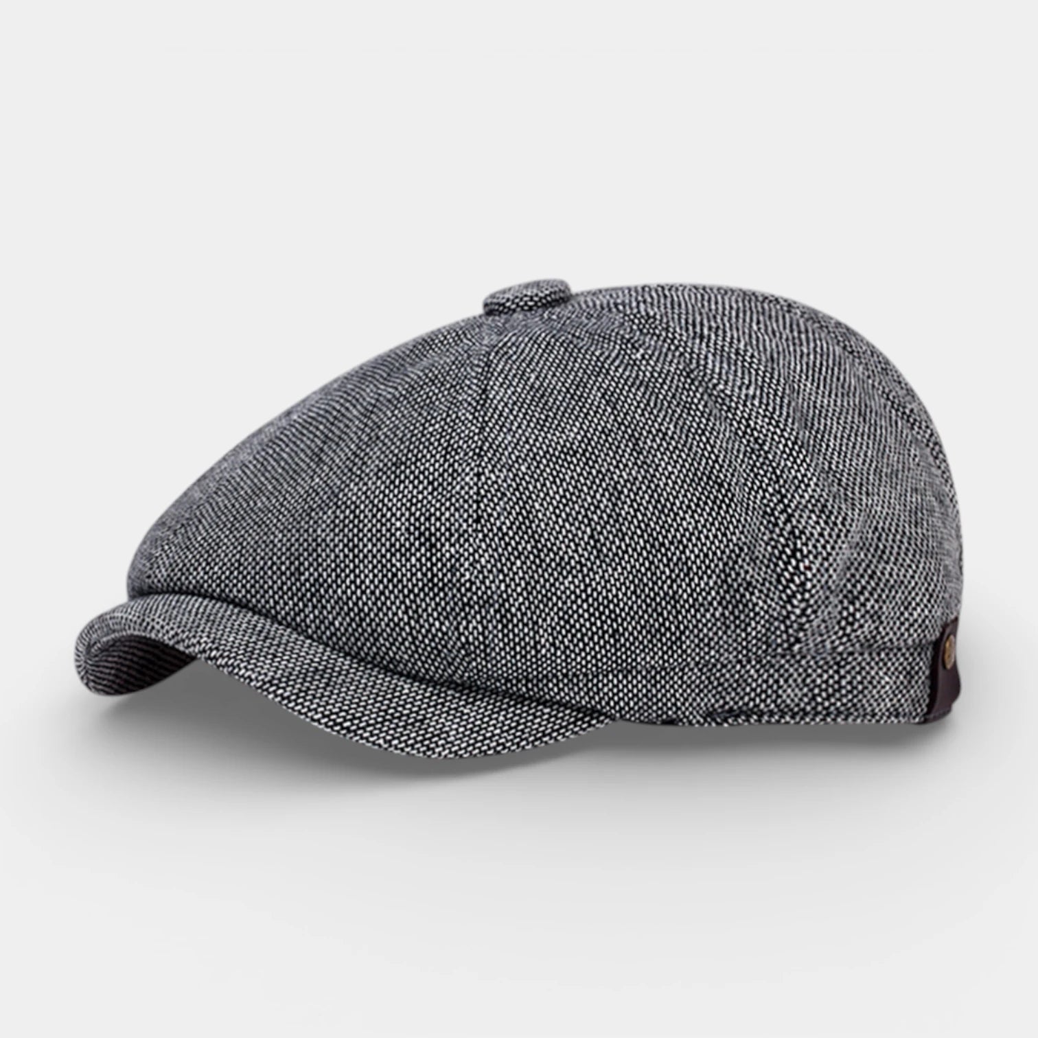 Multi-Panel Newsboy Cap Curved Brim for Men
