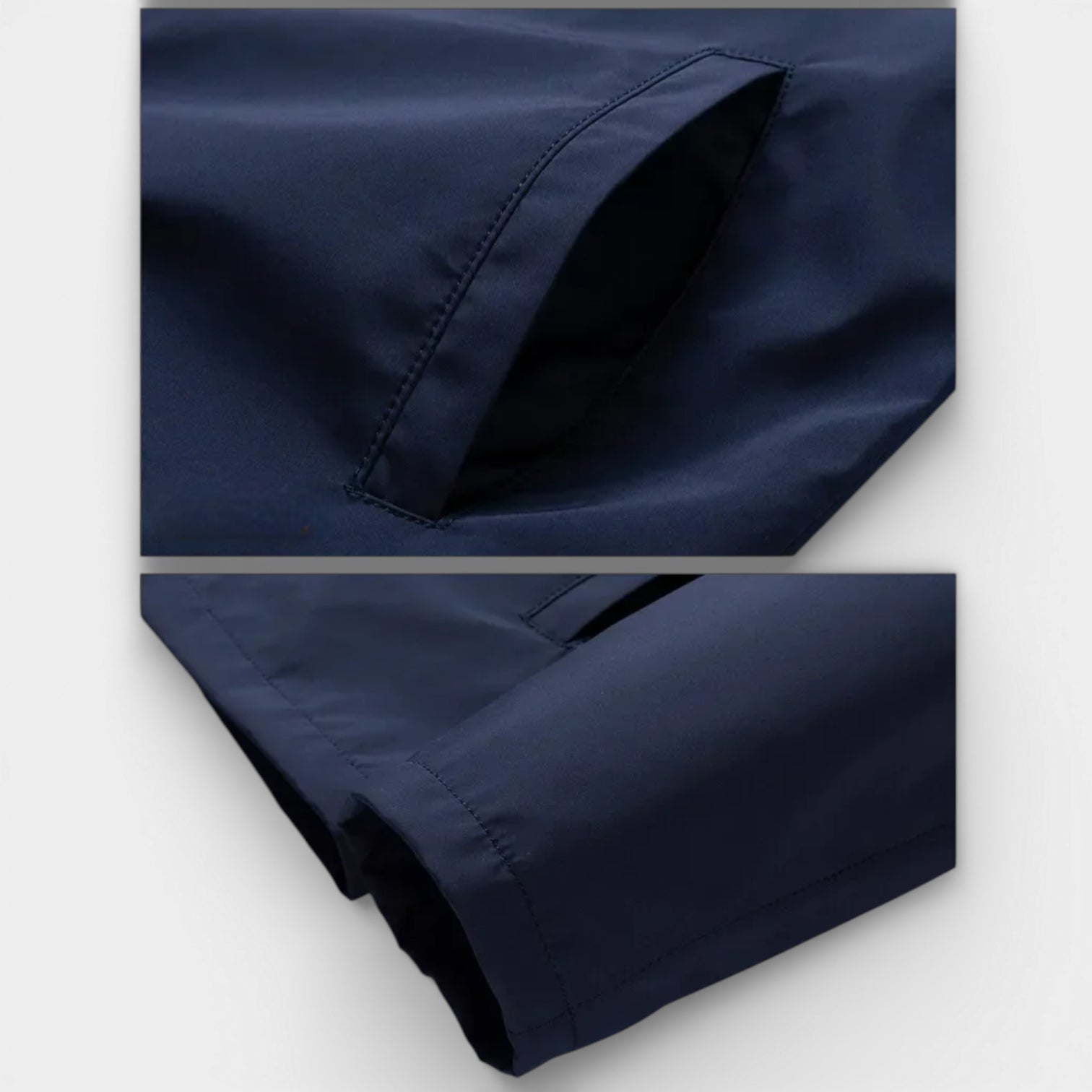 Zip-Up Polo Collar Jacket Regular Fit for Men
