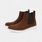 Suede Chelsea Sneaker Boots Slip-On for Men