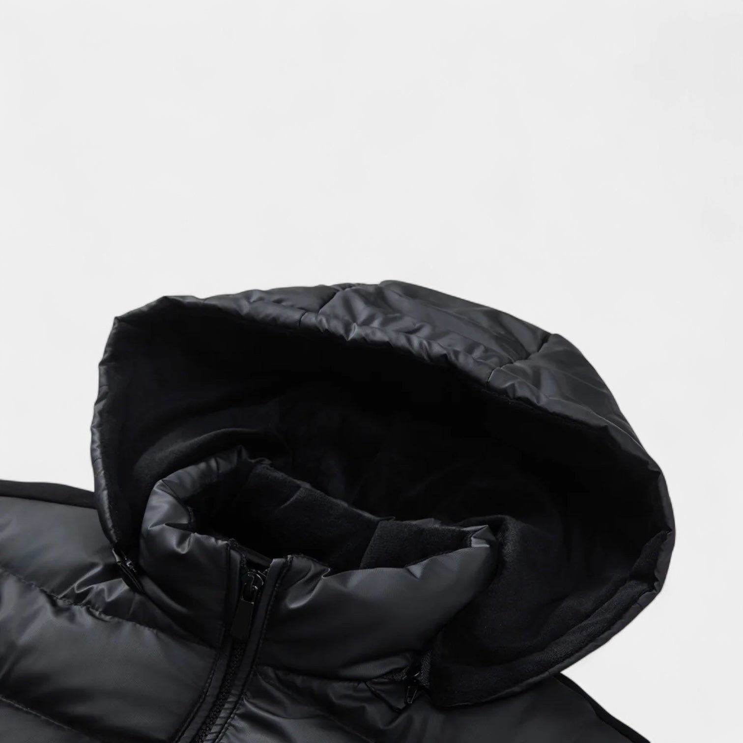 Hybrid Puffer Parka Jacket Quilted Regular Fit for Men