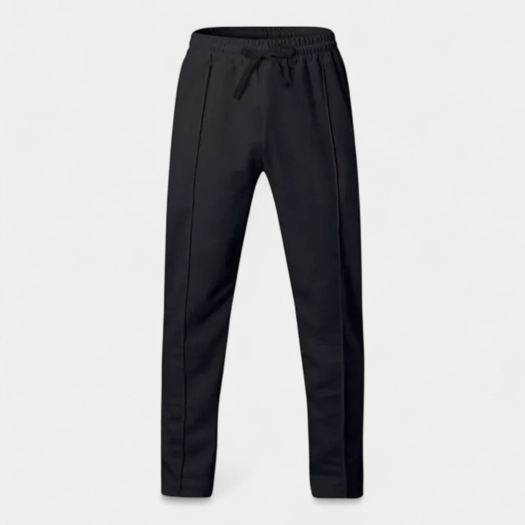 Pleated Slim Fit Joggers Stretch Drawstring for Men