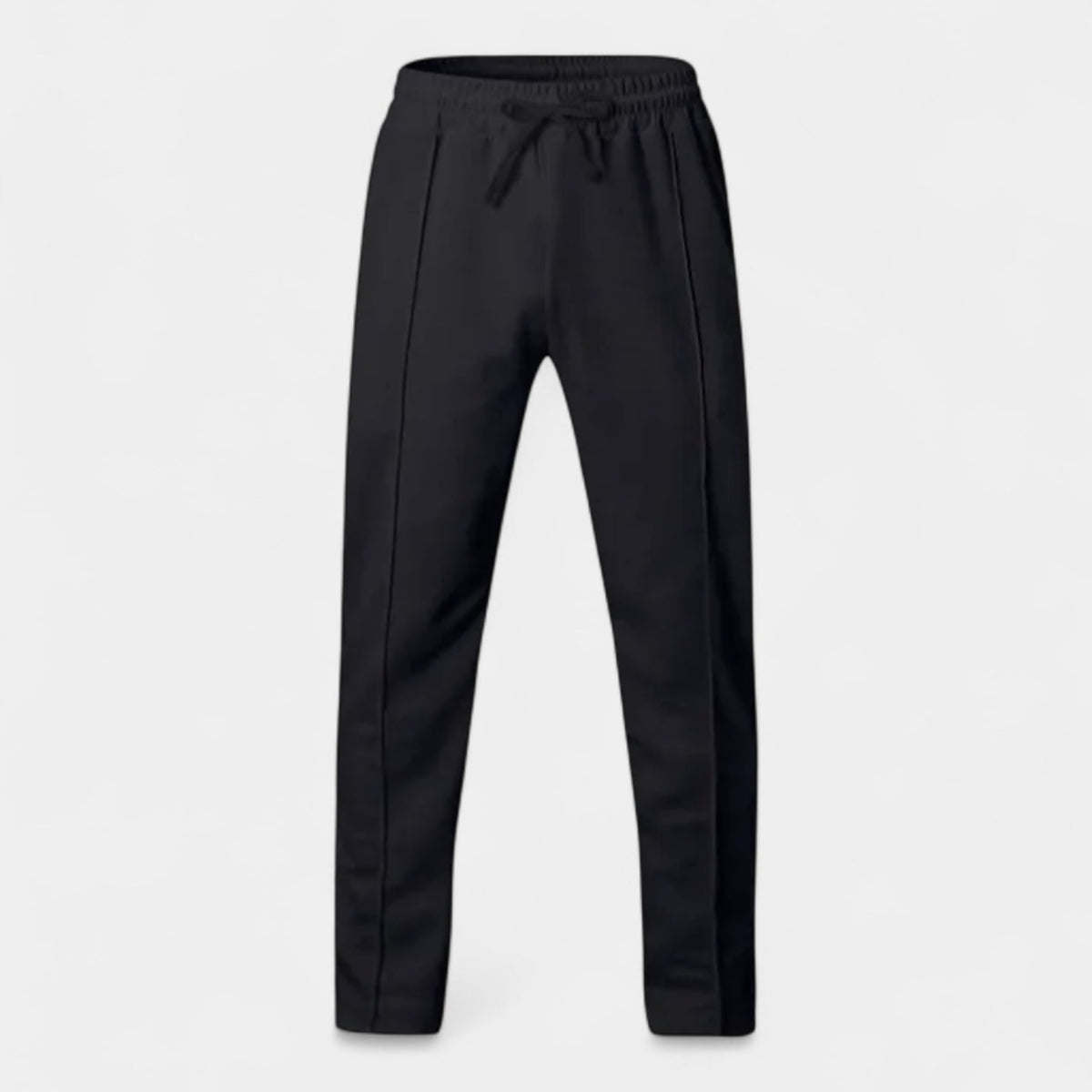 Pleated Slim Fit Joggers Stretch Drawstring for Men