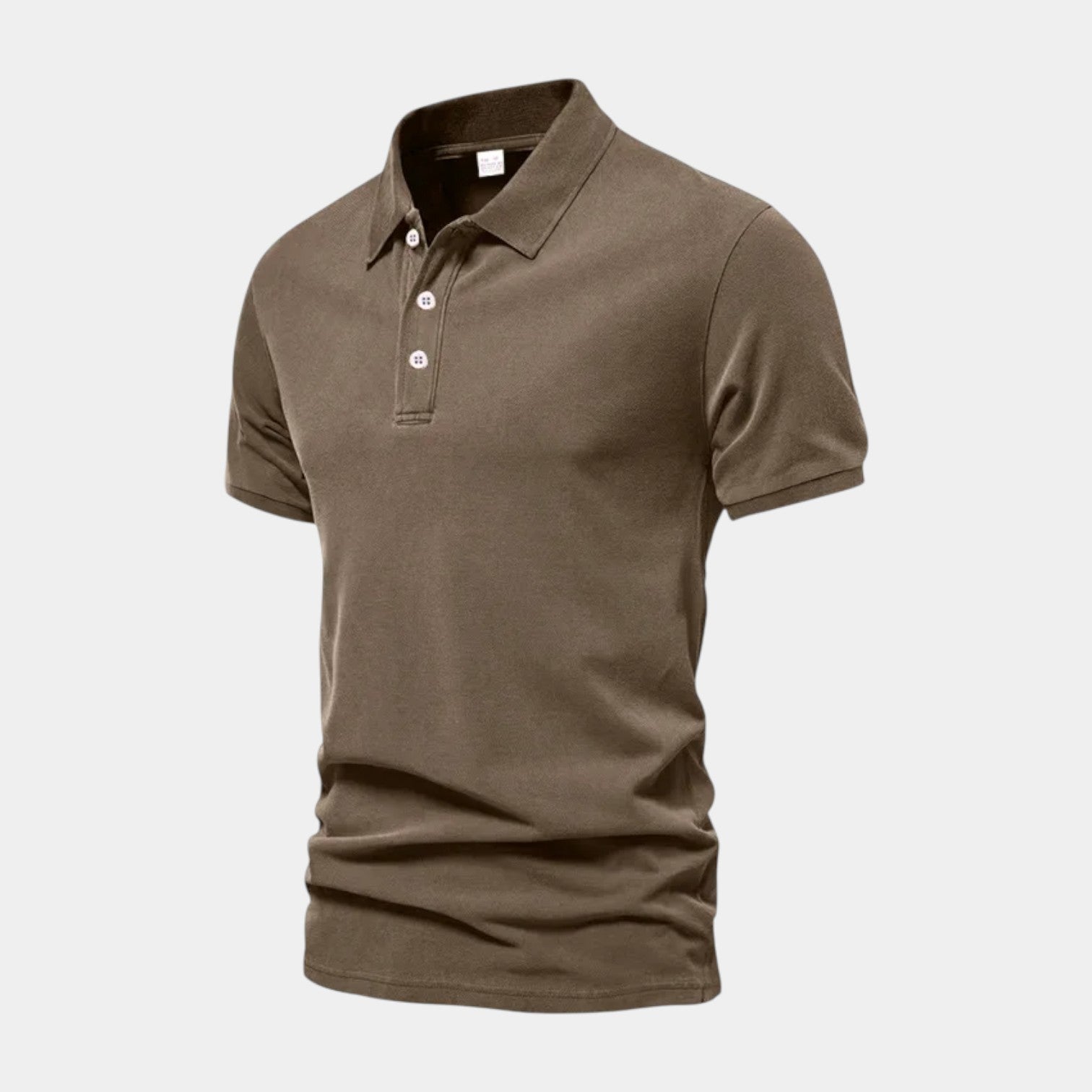 Short Sleeve Knit Polo Shirt Regular Fit for Men