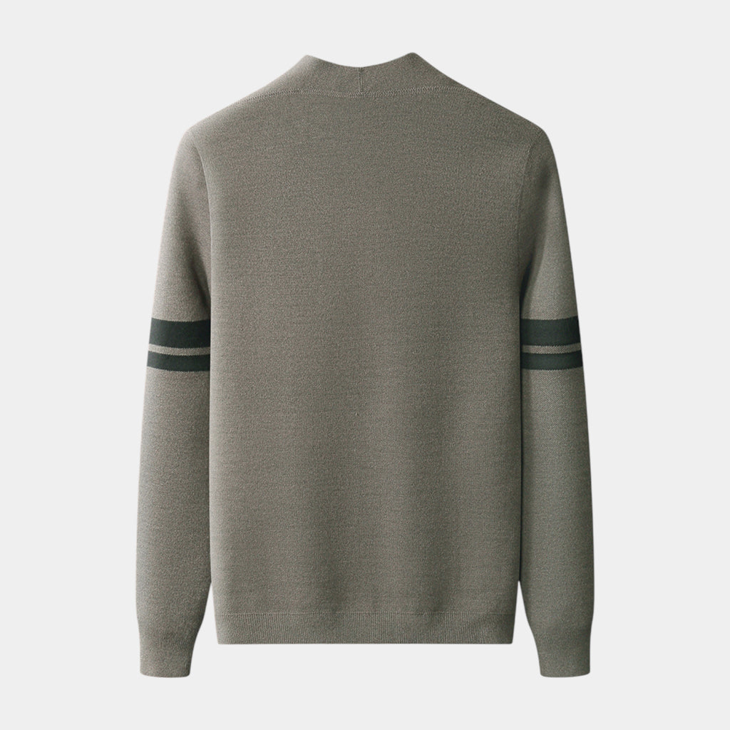 Open-Front Knit Cardigan Long Sleeve Regular Fit for Men