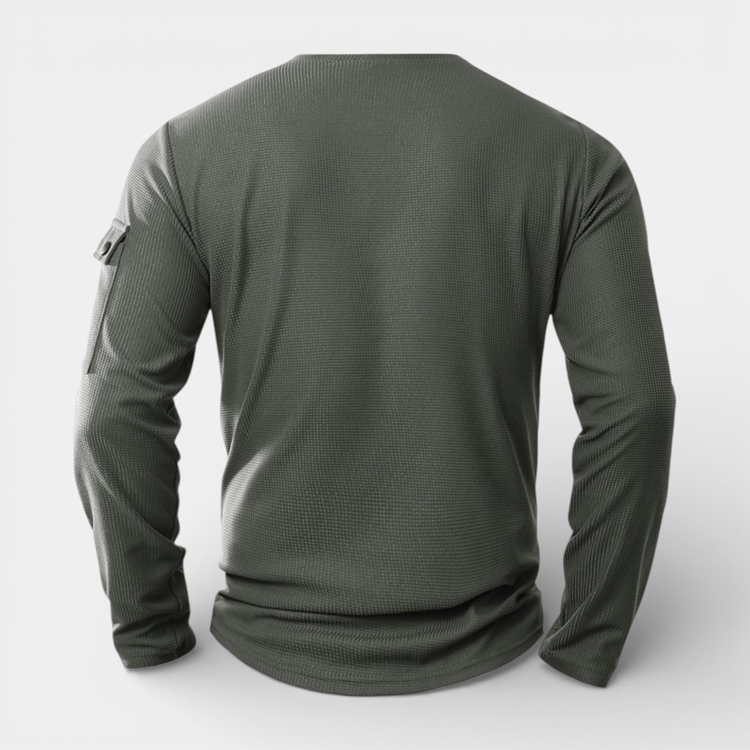 Long Sleeve Knit Henley Shirt Regular Fit for Men