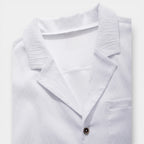 Short Sleeve Button-Up Textured Shirt Regular Fit for Men