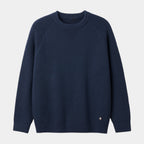 Textured Crewneck Knit Sweater Regular Fit for Men