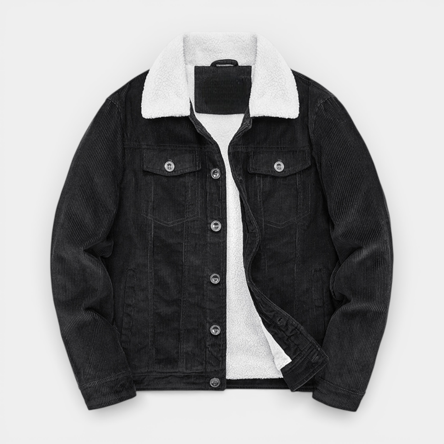Corduroy Lined Jacket Regular Fit Structured for Men