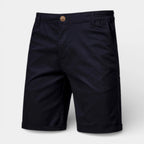 Chino Shorts Straight Fit Flat Front for Men