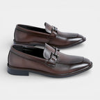 Leather Bit Loafers Slip-On Polished for Men