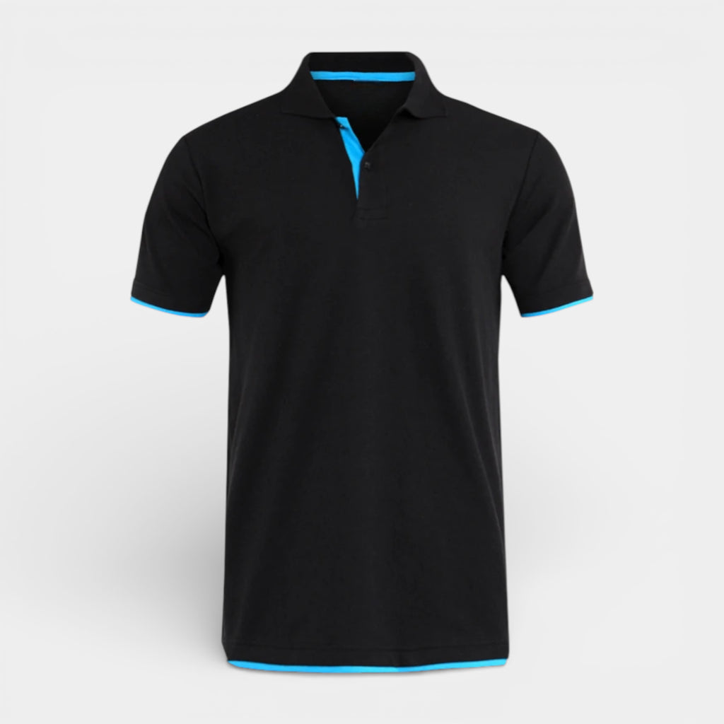 Short Sleeve Polo Shirt Pullover Regular Fit for Men
