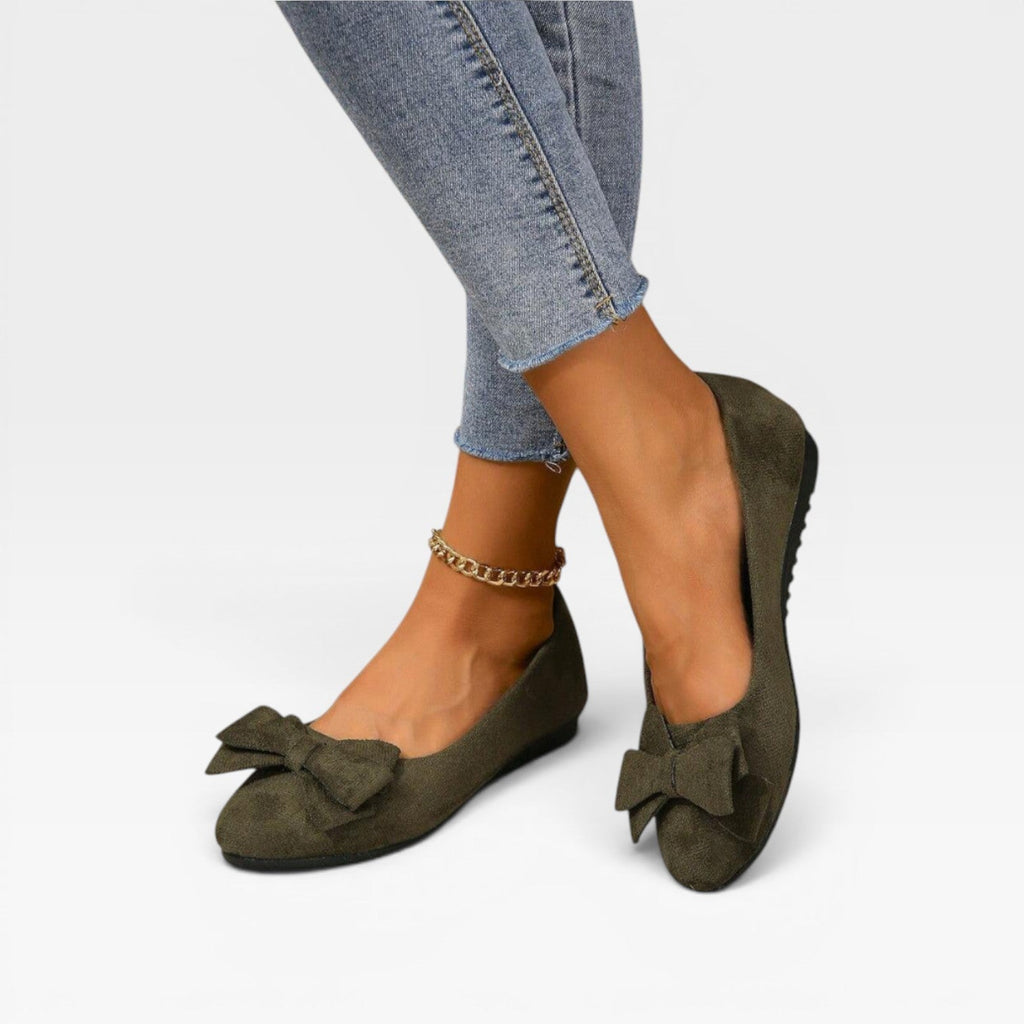 Women's Soft Slip-On Bow Ballet Flats