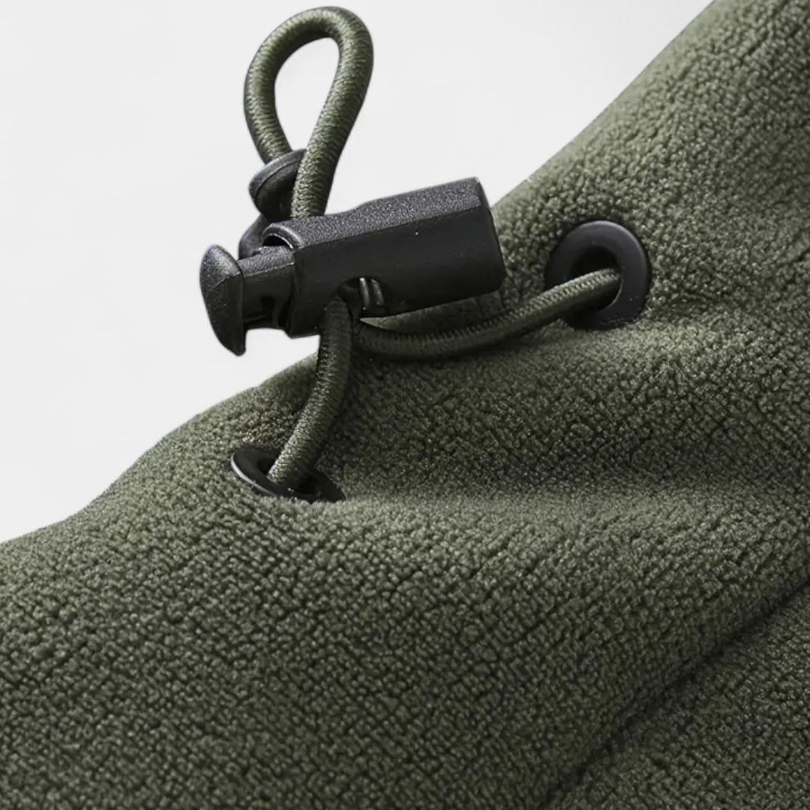 Fleece Full-Zip Hoodie Plush Lined Relaxed Fit for Men