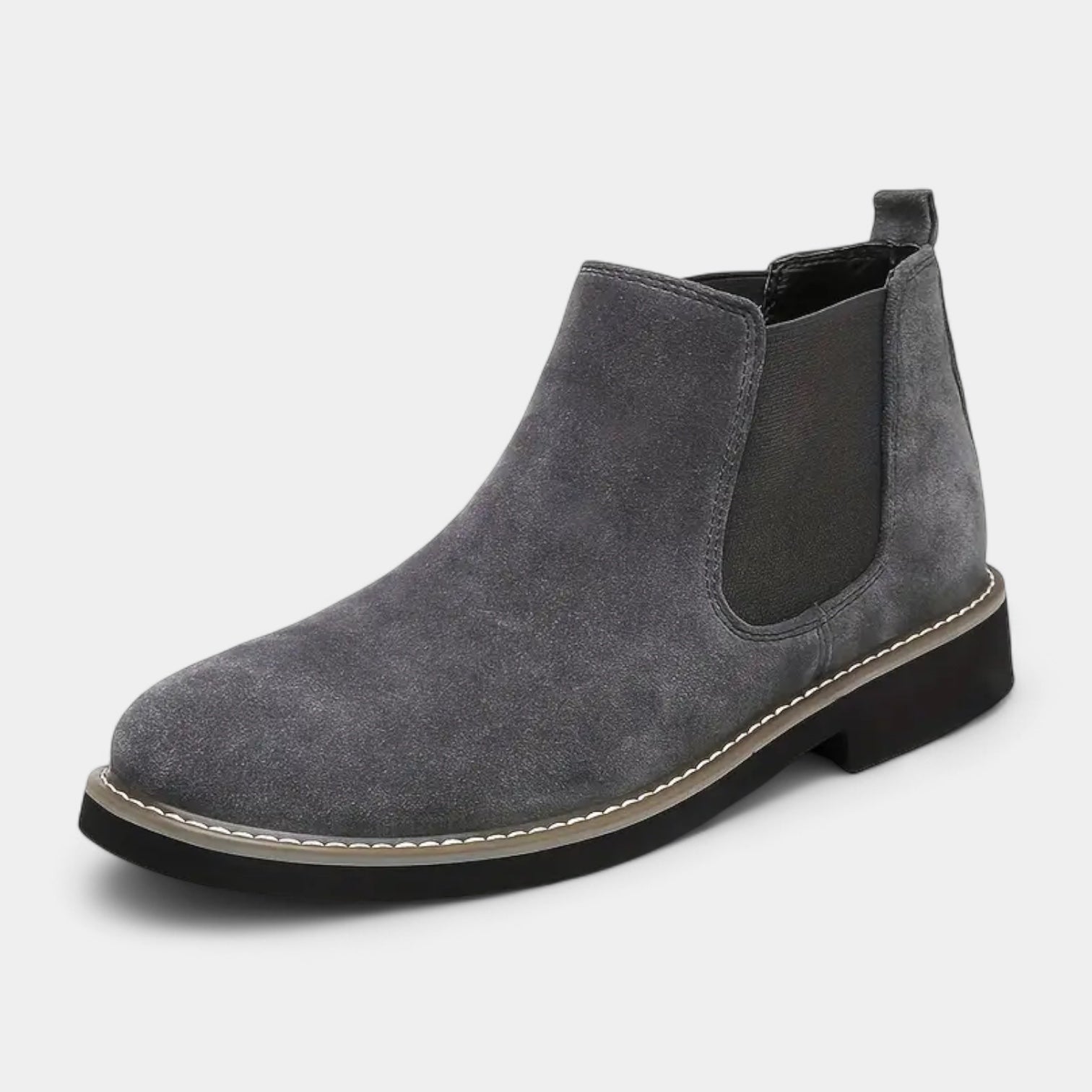 Suede Chelsea Boots Elastic Side Panel for Men