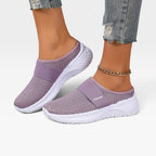 Women's Knit Slip-On Trainers with Cushioned Comfort