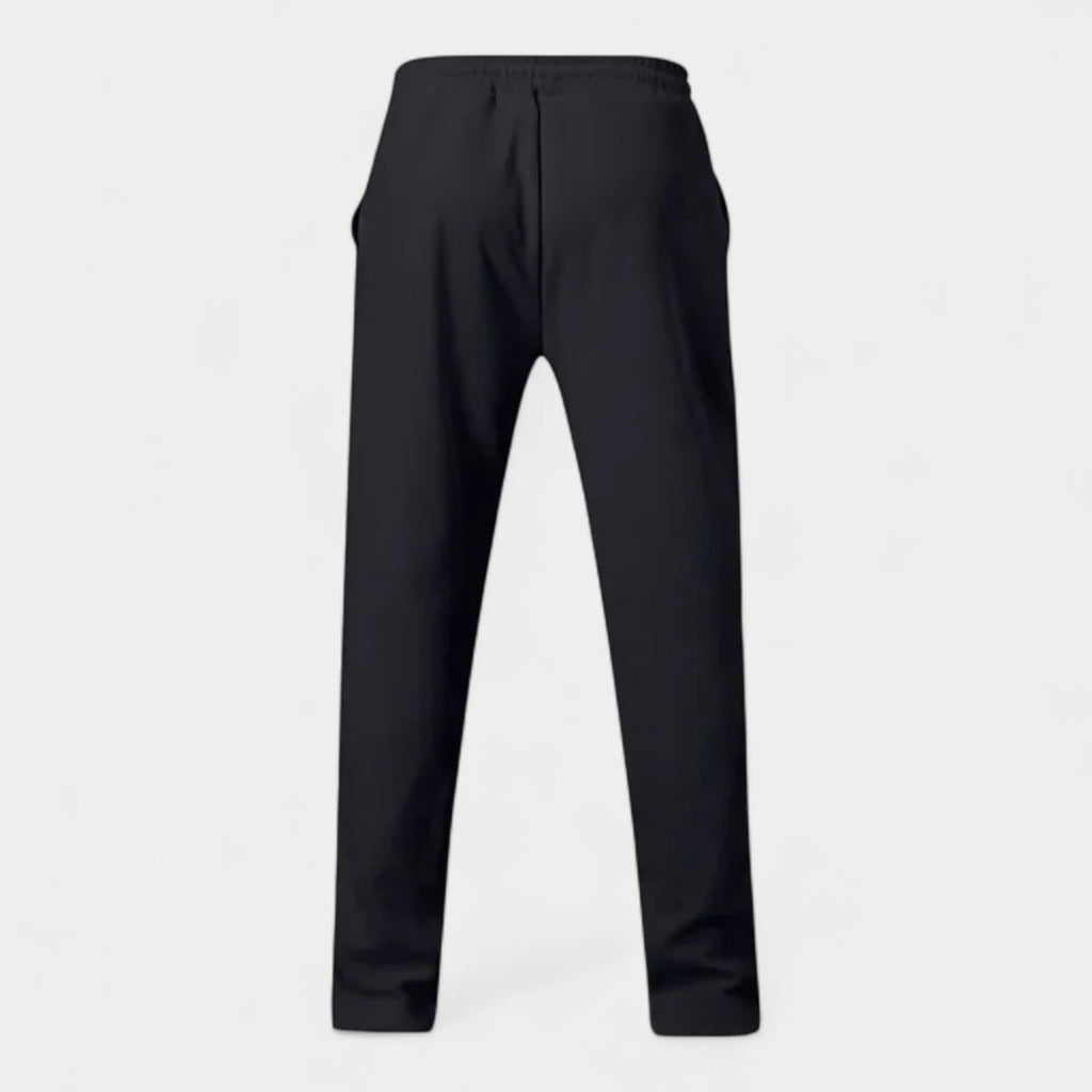 Pleated Slim Fit Joggers Stretch Drawstring for Men