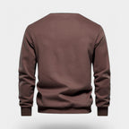 Dress Collar Polo Sweatshirt Cotton Pullover for Men