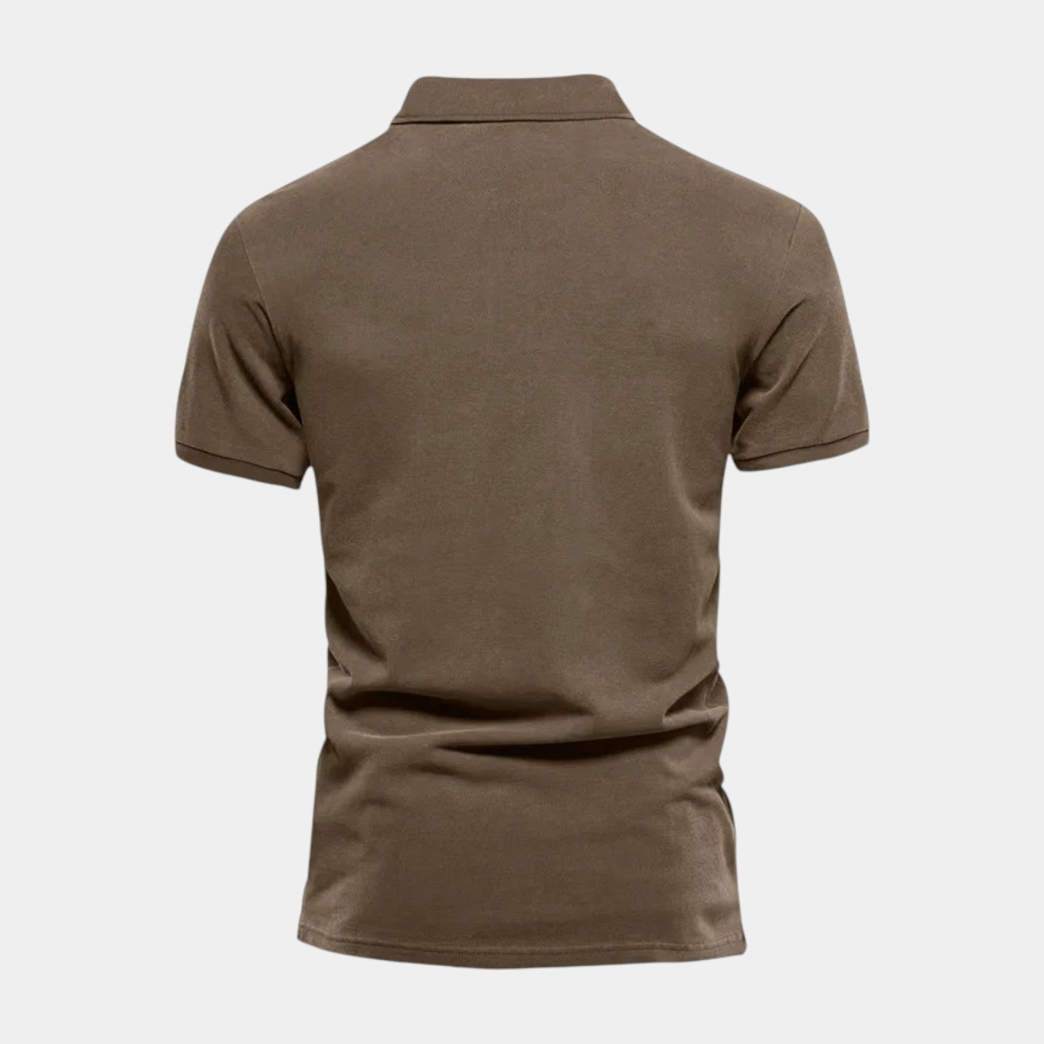 Short Sleeve Knit Polo Shirt Regular Fit for Men