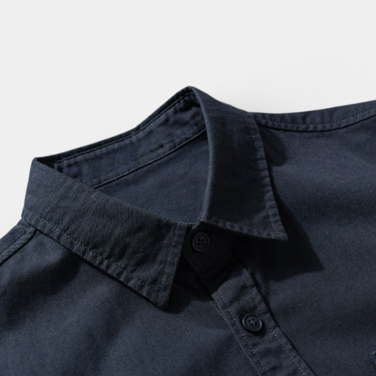 Long Sleeve Button-Down Shirt Relaxed Fit for Men