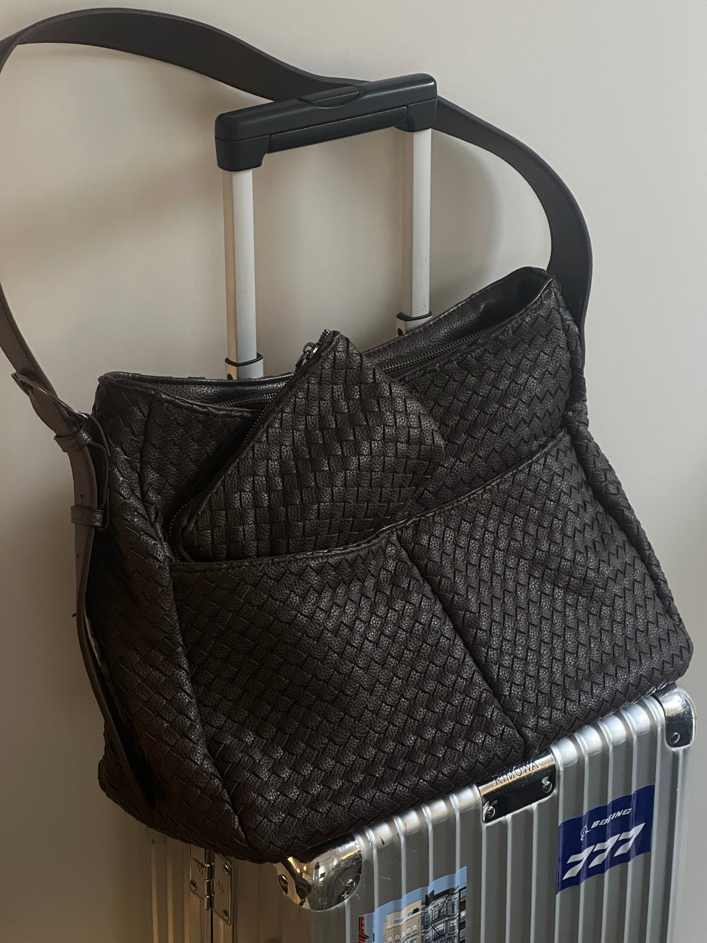 Women's Oversized Vegan Leather Tote
