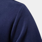 Dress Collar Polo Sweatshirt Cotton Pullover for Men