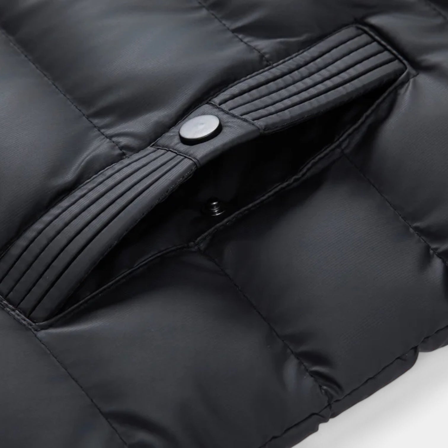 Hybrid Puffer Parka Jacket Quilted Regular Fit for Men