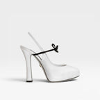 Women's Ballet Slingback Bow Heels