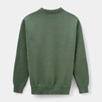 Crew Neck Knit Sweater Ribbed Regular Fit for Men