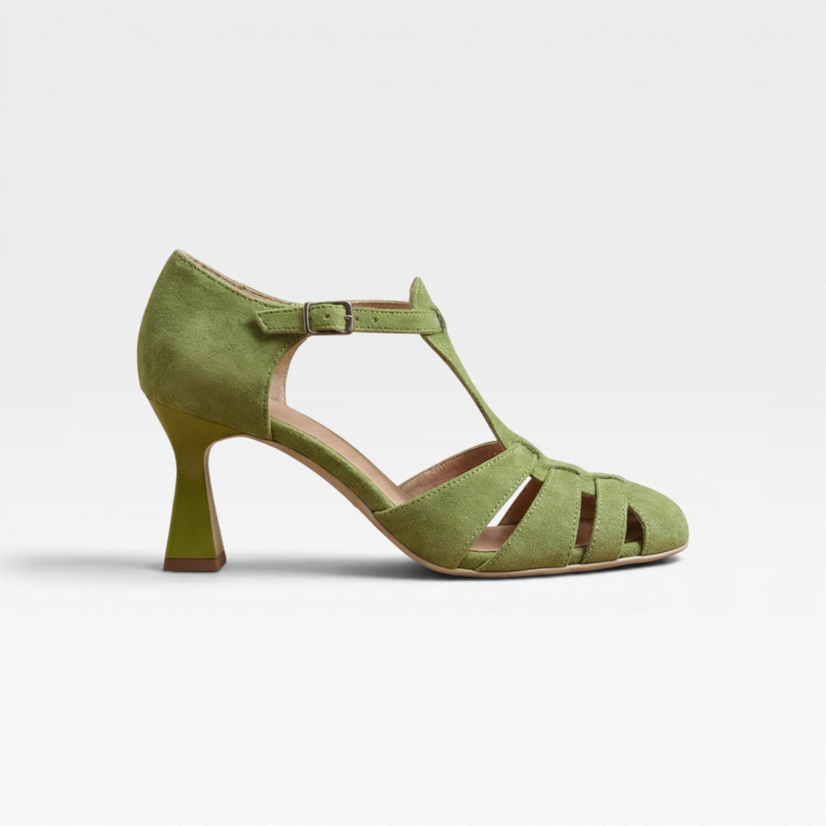 Women's Multi-Strap Vintage Block Heel Sandals
