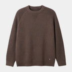 Textured Crewneck Knit Sweater Regular Fit for Men