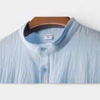 Henley Shirt Short Sleeve Regular Fit for Men
