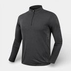 Quarter-Zip Pullover Stand Collar Long Sleeve for Men