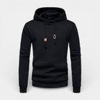 Waffle Texture Hooded Pullover Sweatshirt Regular Fit for Men