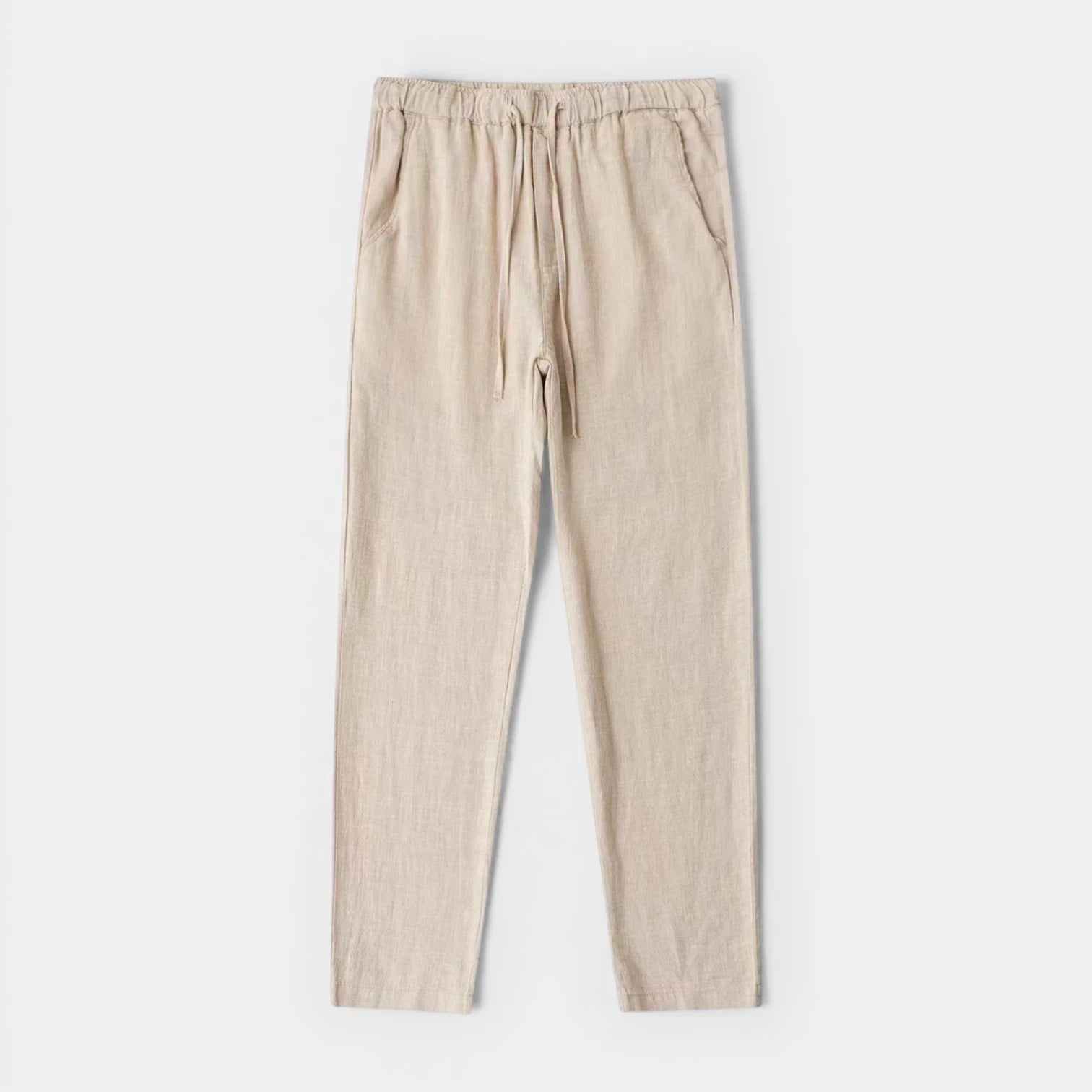 Straight Leg Drawstring Elastic Waist Pants for Men