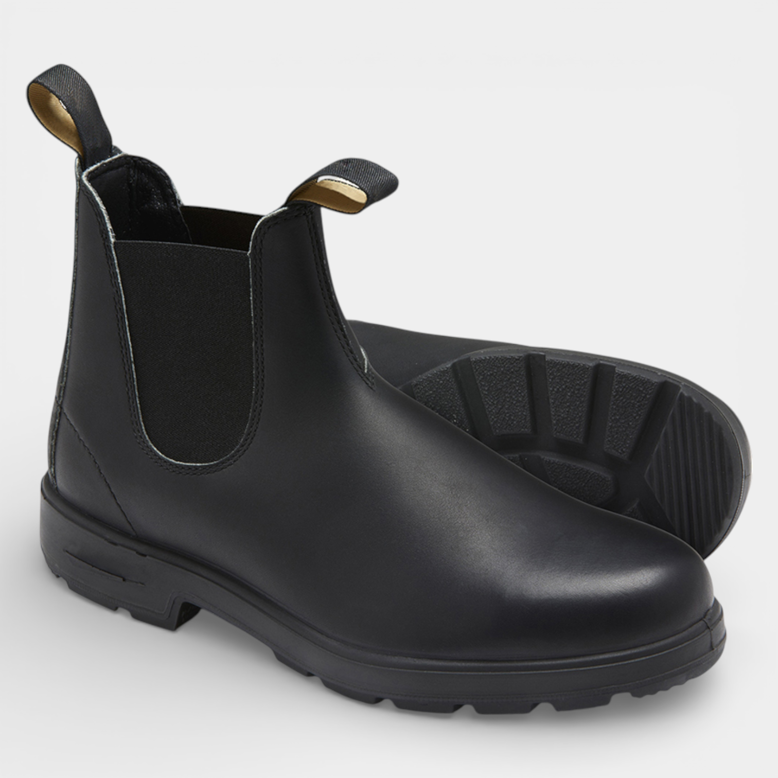 Chelsea Boots Slip-On Elastic Gore Rounded Toe for Men