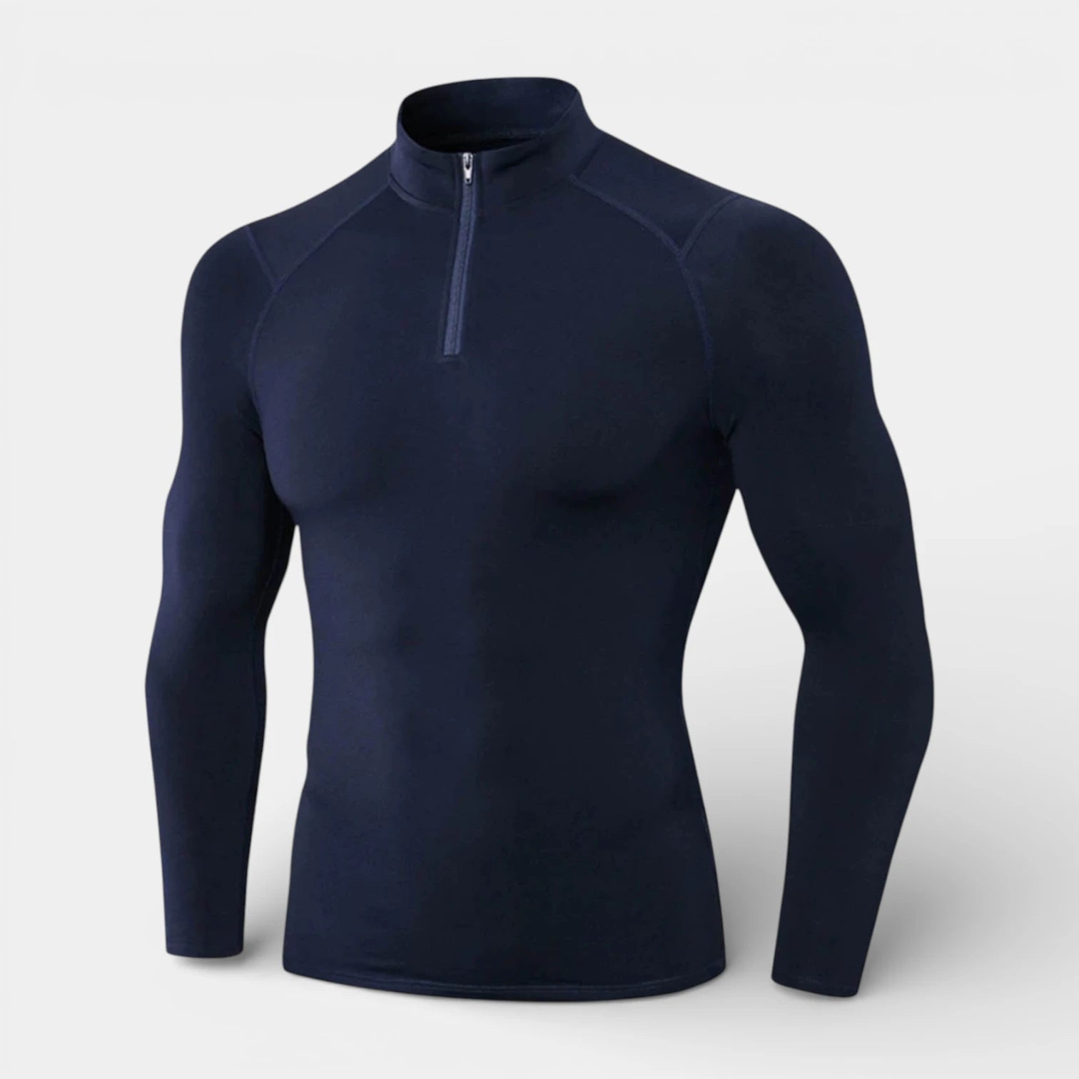 Quarter-Zip Athletic Pullover Long Sleeve for Men