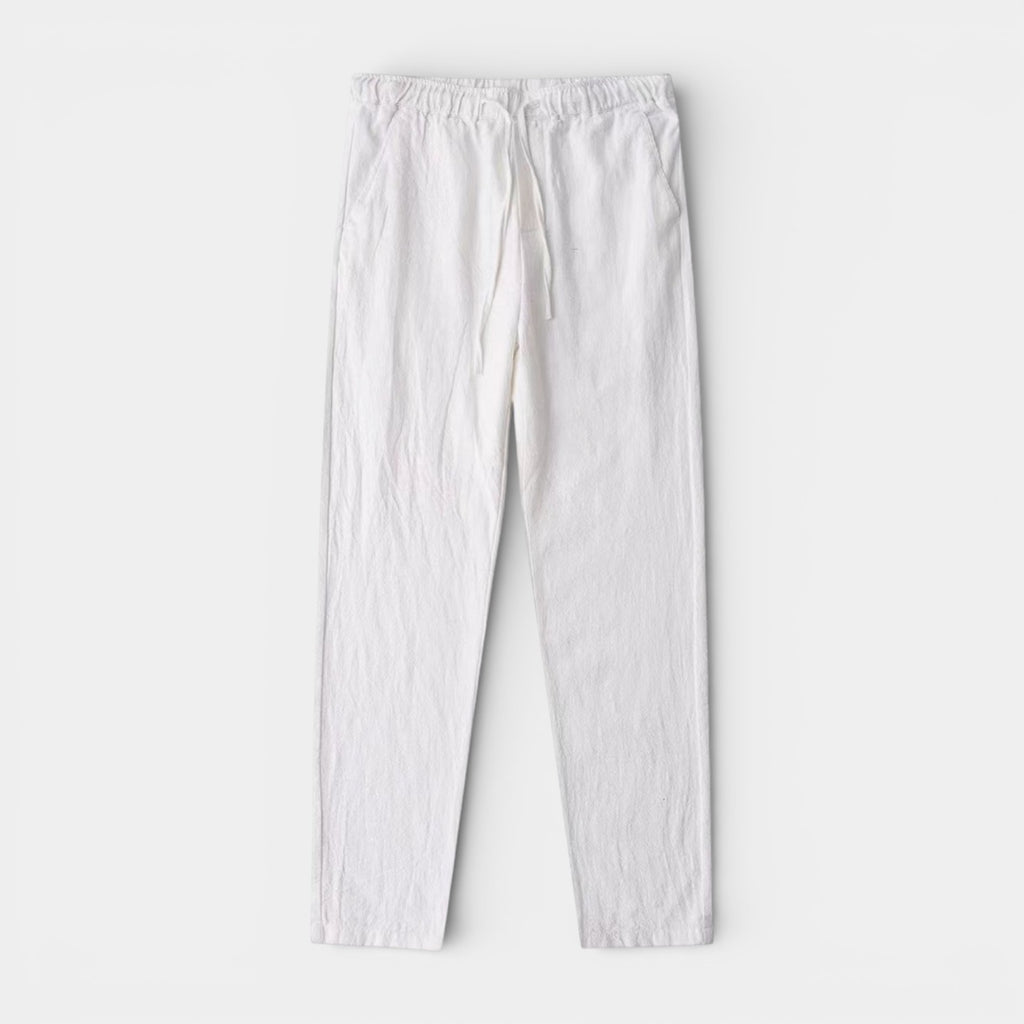 Drawstring Tapered Pants Relaxed Fit for Men