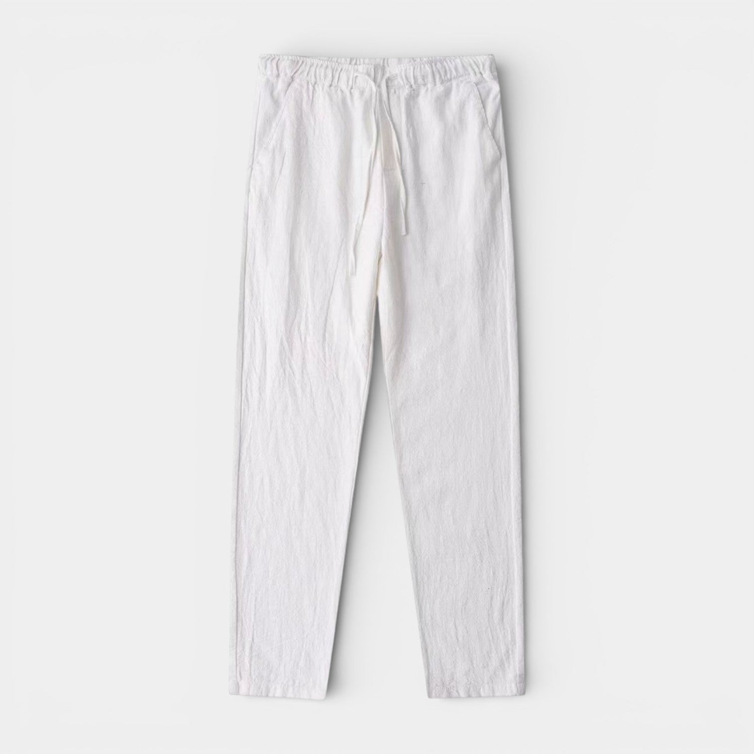 Drawstring Tapered Pants Relaxed Fit for Men