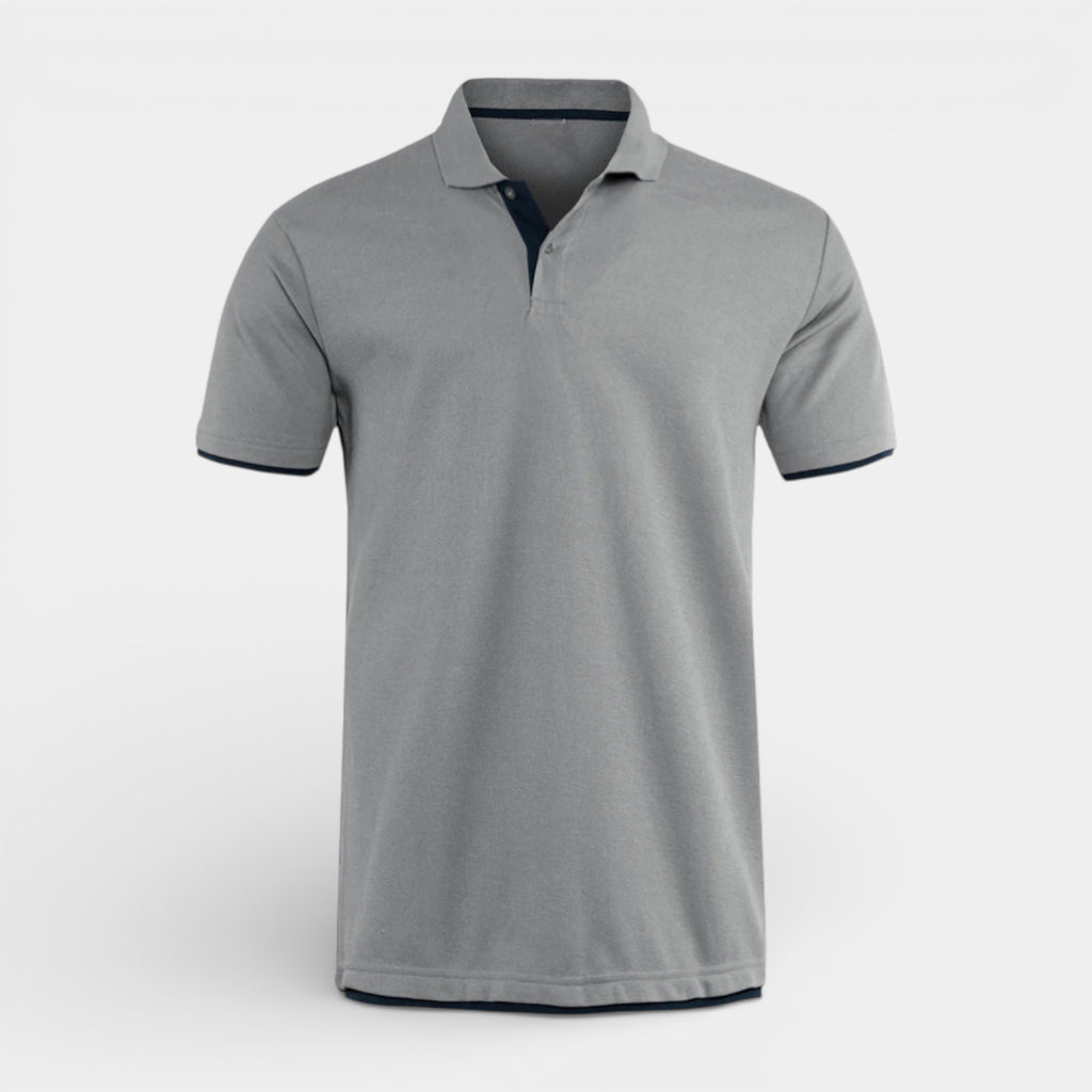 Short Sleeve Polo Shirt Pullover Regular Fit for Men