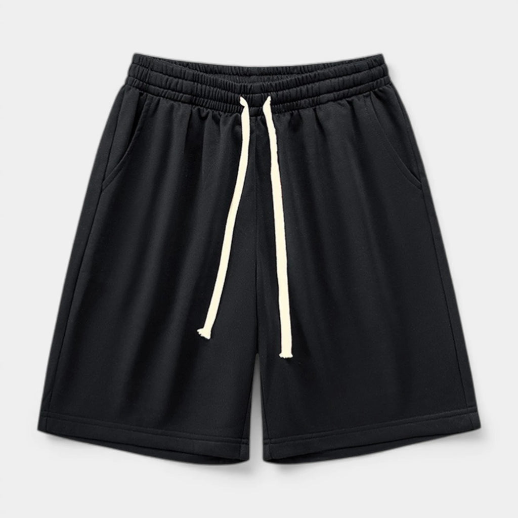 Elastic Waist Drawstring Shorts Regular Fit for Men