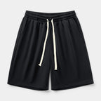 Elastic Waist Drawstring Shorts Regular Fit for Men