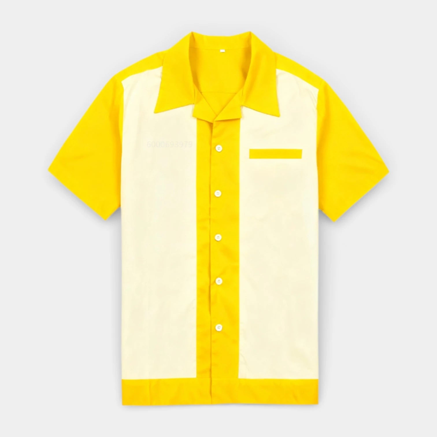 Short Sleeve Button-Up Shirt Regular Fit for Men