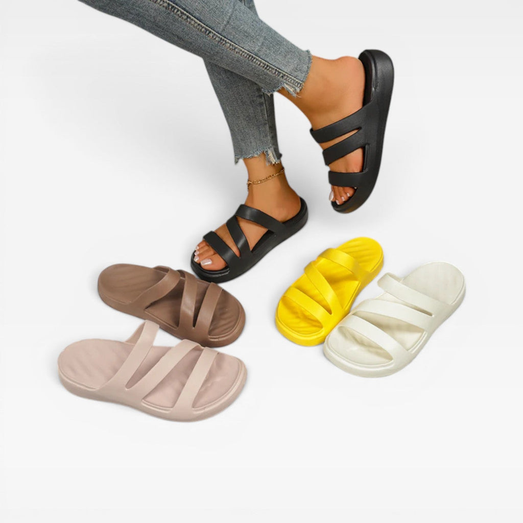 Women's Molded Platform Sandals with Cloud Comfort