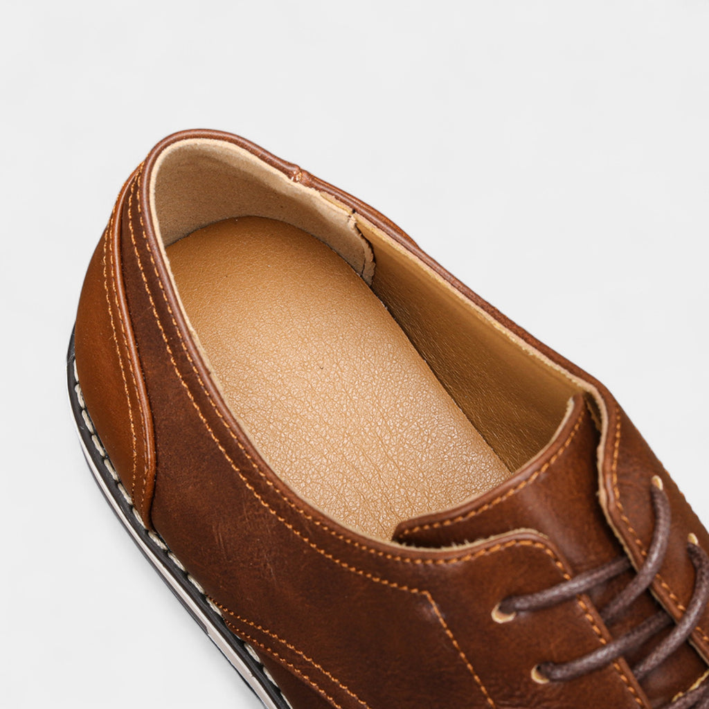 Leather Loafer Slip-On Dress Shoes for Men