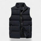 Padded Puffer Vest Regular Fit Zip-Up for Men