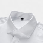 Slim Fit Cotton Blend Button-Down Dress Shirt for Men