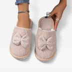 Women's Fleece-Lined Slippers with Cushioned Comfort