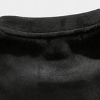 Washed Crewneck Sweater Relaxed Fit Ribbed for Men